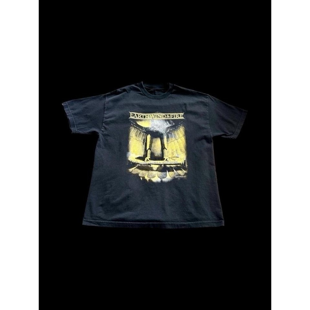 Earth Wind & Fire 2013 Hollywood BowlT-Shirt Black Large No Now Then Forever